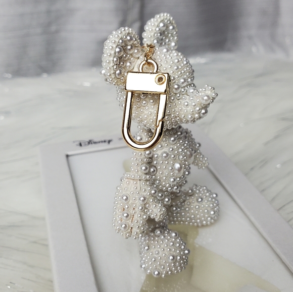 DISNEY X BAUBLEBAR pearl mickey mouse Bag charm - Picture 3 of 7
